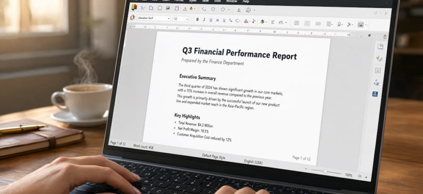 Как правильно пронумеровать страницы в LibreOffice