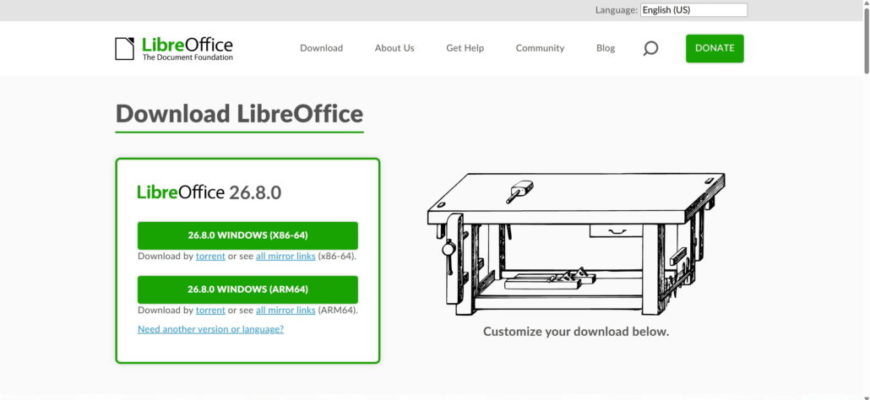 Как скачать LibreOffice с официального сайта