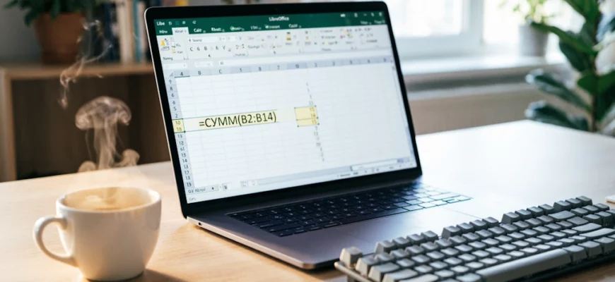 Как писать формулы в LibreOffice Calc