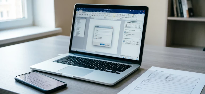 Как создать редактируемый PDF документ в LibreOffice Writer